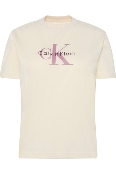 Calvin Klein Kadın Hero Classic Mono T-shirt