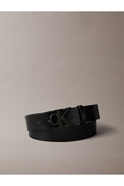 Calvin Klein Deri Logolu Kemer LV04D7016GV8N Erkek KEMER LV04D7016G V8N