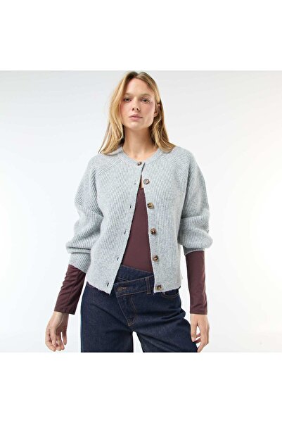 KİABİ Chunky Knit Cardigan GREY