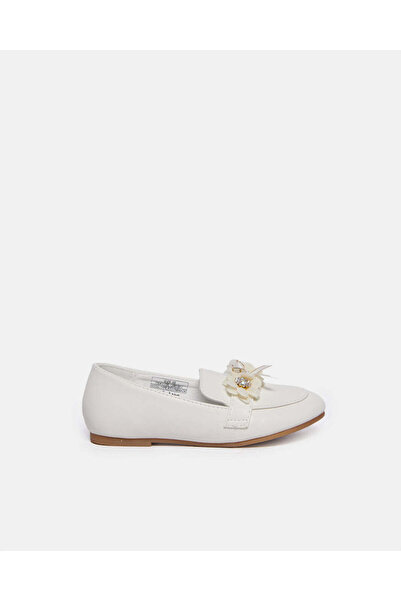 REDTAG Girls White Floral Loafer
