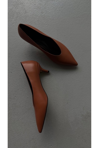 Eataly Shoes Taba Basic Women's Shoes with Small Heels