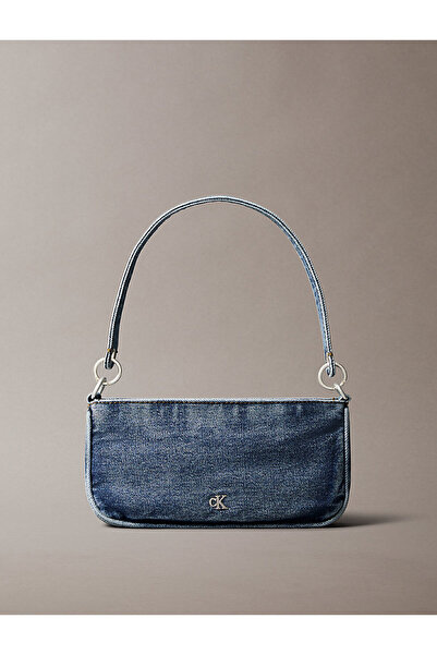 Calvin Klein Kadın Denim Omuz Çantası