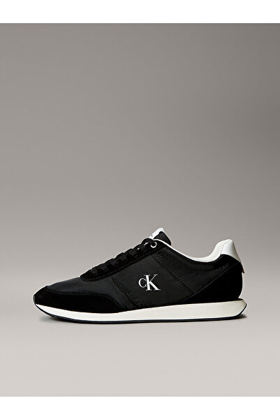 Calvin Klein RETRO RUNNER ESS MIX MAT Černé pánské tenisky