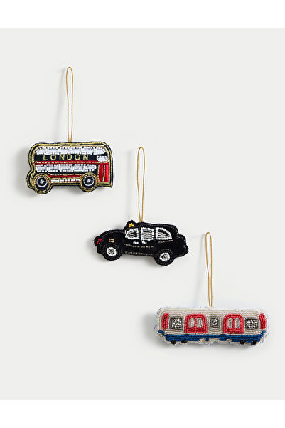 Marks & Spencer 3'lü Londra Temalı Ağaç Süsü
