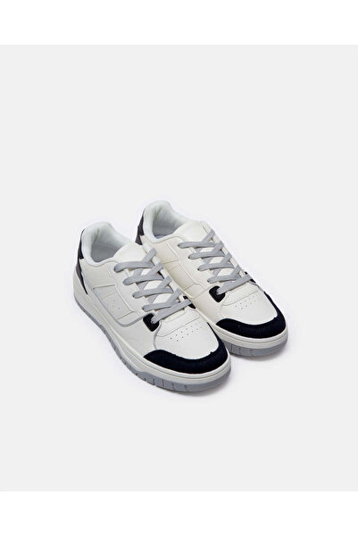 REDTAG Senior Boys White Skate Shoes