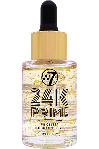 w7 24K Prime Priceless Primer Serum | Illuminating Makeup Primer with Real 24K Gold Flakes