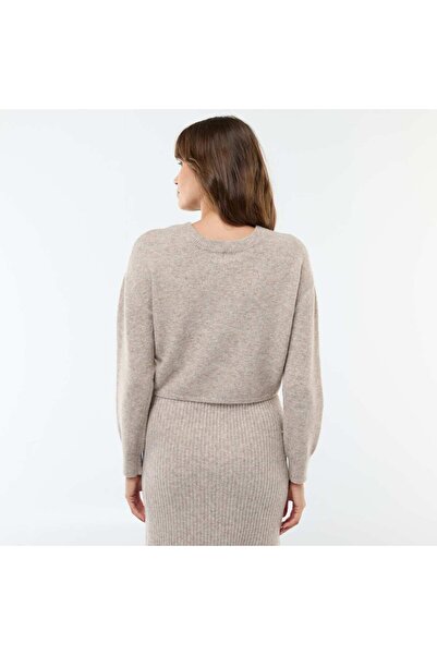 KİABİ 2-in-1 maternity sweater dress BEIGE
