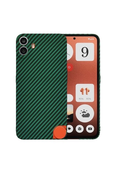 Petite Tuds Carcasă de înaltă protecție pentru Nothing CMF Phone 1, Tuds Protection Z64, plastic dur, culoarea Green Forest