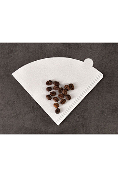 EHOME Coffee Filters Paper,Basket Disposable Natural Paper Filters Cone For Coffee Maker (White 100 V)