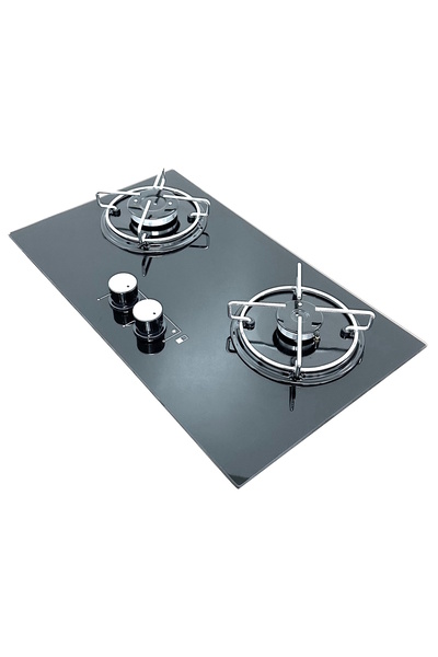 RADOL karavan ocağı İki Gözlü Ankastre 30 x 51 Cm UNİVERCAL ORTA DÜĞMELİ