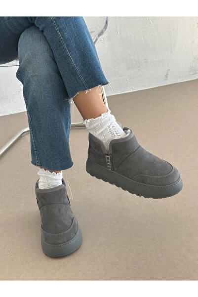 Banksy Punk Fur-Lined Women's Boots