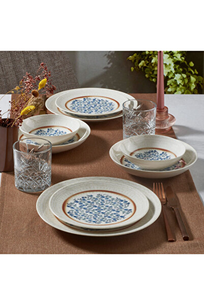 Güral Porselen Camelia 24 Parça 6 Kişilik Yemek Takımı 22153