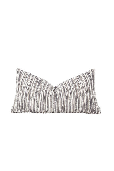 Penelope Liora Throw Pillow Cover 35X70 cm Ecru-Grey