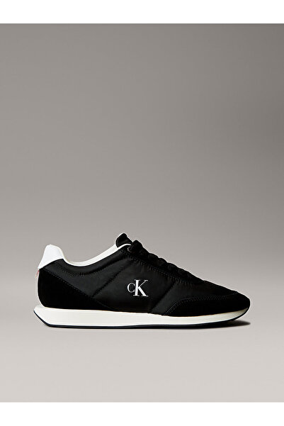 Calvin Klein RETRO RUNNER ESS MIX MAT Černé pánské tenisky