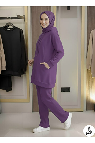 Bala Giyim Kadın Kapüşonlu Alt Üst Takım