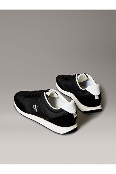 Calvin Klein RETRO RUNNER ESS MIX MAT Černé pánské tenisky