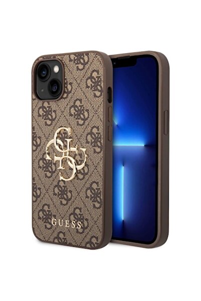 Guess Carcasă compatibilă cu iPhone 15 Plus, Xtreme Armor P3141, Metal, Maro ...