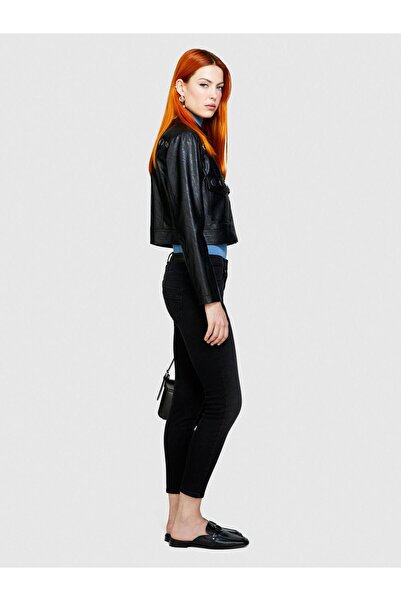 Sisley Women's Stretch Cotton High Waist Skinny Leg Denim Pants 324P4Rr3575V7-Sis800