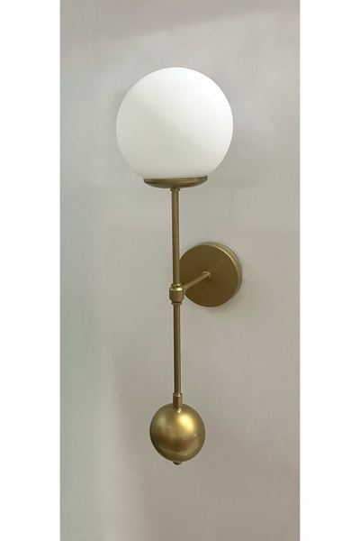 gaziantepavize Gezegen Eskitme Kasa Beyaz Glop Camlı Metal Pilli Aplik - Özel...