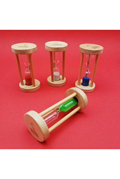 DefneToprak ساعة رملية خشبية من دودز هدية تدوم دقيقة واحدة