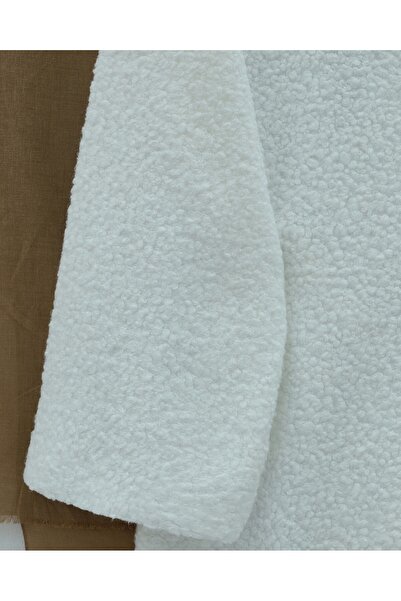 Modamorfo Side Tie Boucle Kimono -White