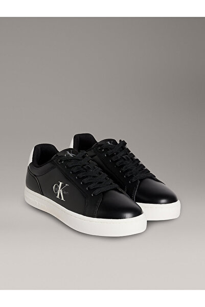 Calvin Klein Logolu Deri Sneaker Ayakkabı YW0YW019020GM AYAKKABI YW0YW01902 0GM