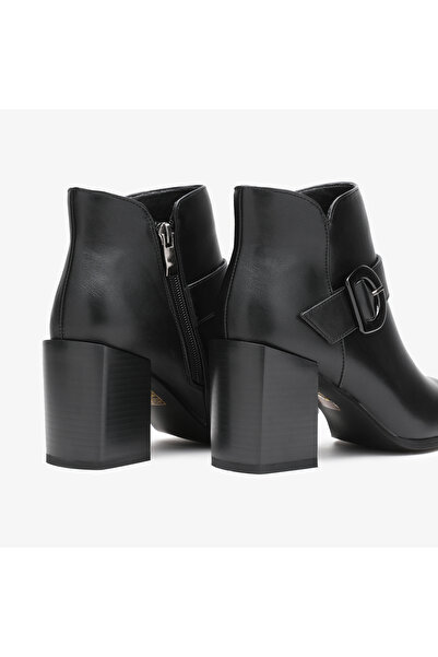 ANGEL BLUE Women's Ankle Boots Made of Eco-Leather CRL0660 Black