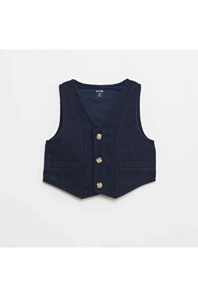 KİABİ Shirt + Trousers + Vest Set - 3 pieces BLUE