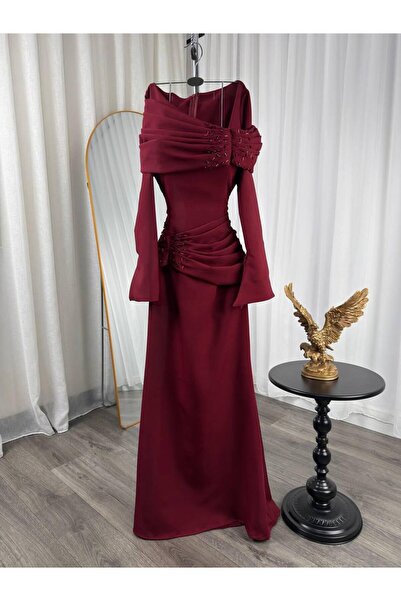 hind fashion Soft Barbie evening dress with hand embroidery