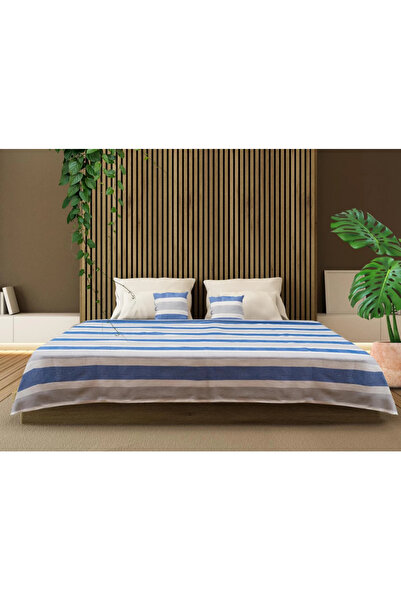 Heinner King size bedspread set 200x220 cm Zia Blue