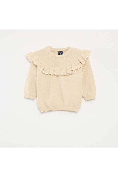 KİABİ Knitted Sweater + Leggings Set BEIGE