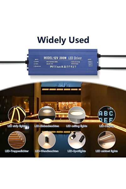 ElectroAZ Sursă de alimentare pentru exterior IP67, 24V 3.3A – 80W,