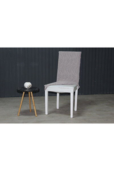 Yellow Home Jakarli Set of 6 Square Chair Covers Stone