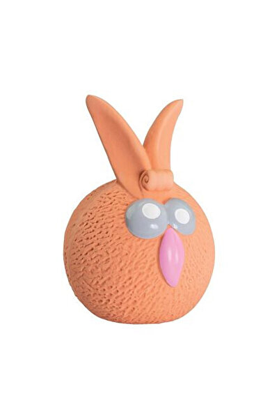 KIDDOG HipHop Bunny Ball Dog Toy, Sound, Latex, 5 cm, Orange