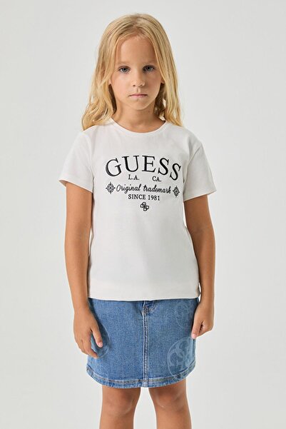 Guess Bg Store Girl's Cream Tshirt