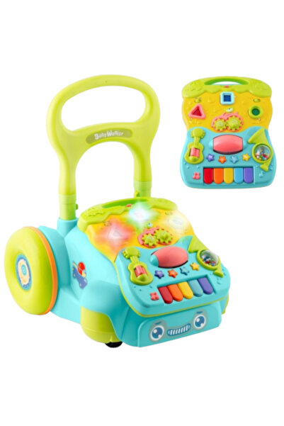 Goodway Premergător pentru bebeluși Bleu 2 în 1 Premergător educațional 2 în ...