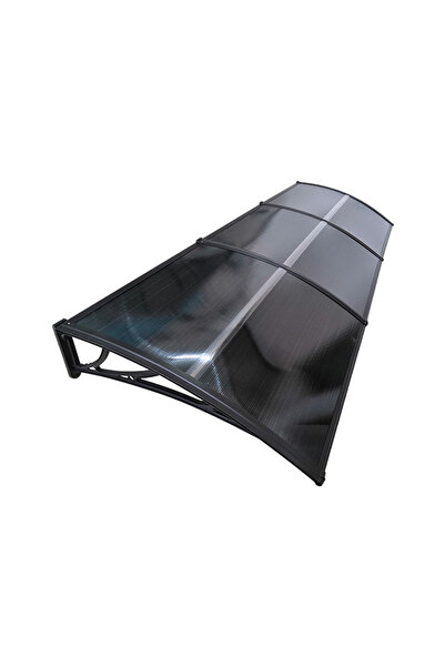 MAPROFI Copertina de usa 360x100cm marchiza adapost acoperis Negru-Antracit