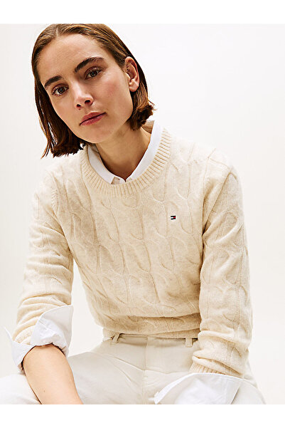 Tommy Hilfiger Cable Knit Soft Wool Sweater