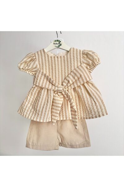 Victorino Complete with Striped Dress Blouse