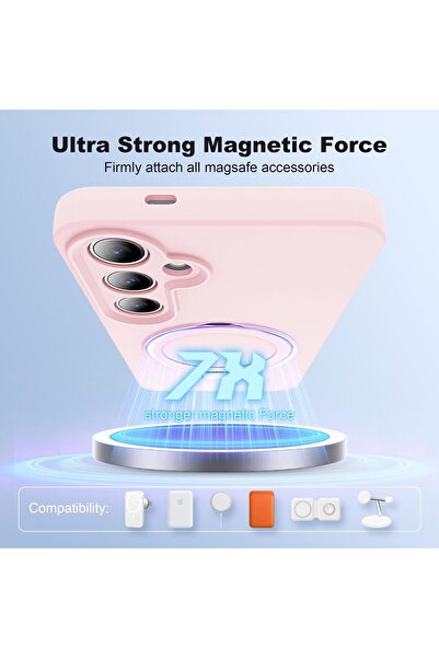 Nezih Case Samsung Galaxy A16 Uyumlu İçi Kadife Stand Olabilen Halka Yüzüklü Kılıf