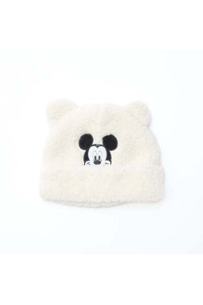 KİABİ Minnie Mouse Hat + Glove + Snood Set 'Disney' BEIGE