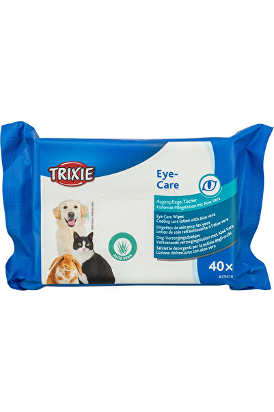 Trixie Șervețele umede pentru îngrijirea ochilor, 40 buc, 29418