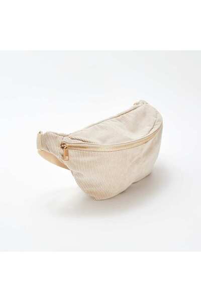 KİABİ Corduroy waist bag BEIGE