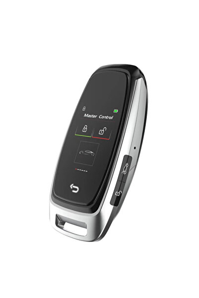 CerCip Smart Car Key, Smart Key, LCD Touch Screen, 4 Buttons, Keyless GO, Keyless Entry, Gray