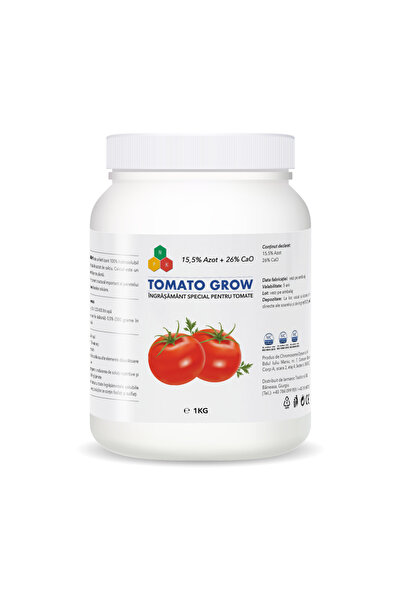 CHRD Îngrășământ special pentru tomate, Tomato Grow, 15.5% Azot și 26% CaO, 1 Kg