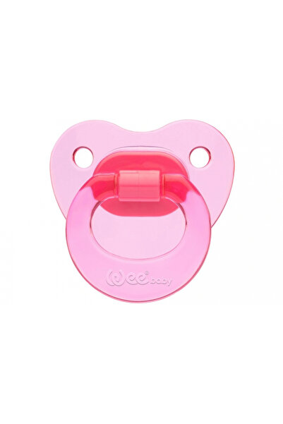 Wee Baby 111 Yalancı Emzik Akide Silikon Damaklı No: 1 - Pembe