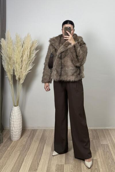 Vizon Collection Premium Jakarlı Lolita Vizon Kürk