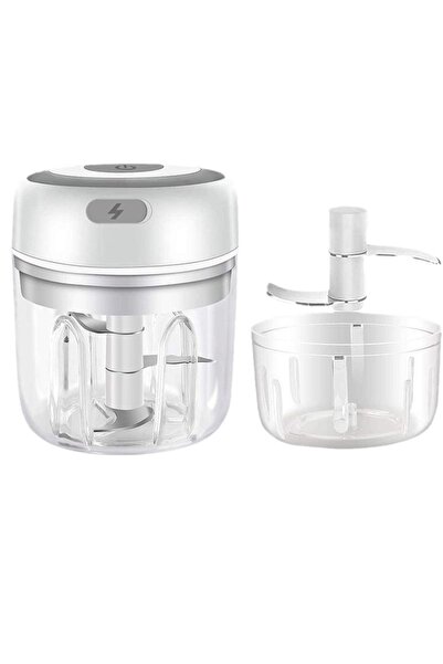 Biki Electric Garlic Chopper 250ml USB Charging Multicolor