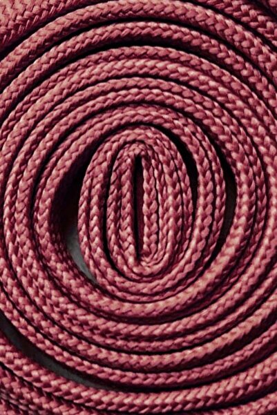 hapshoe Burgundy 1 cm Thick 1 Pair Flat Sports Shoelaces
