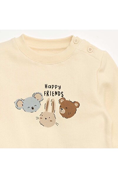 KİABİ 2-piece sweatshirt + trousers set WHITE